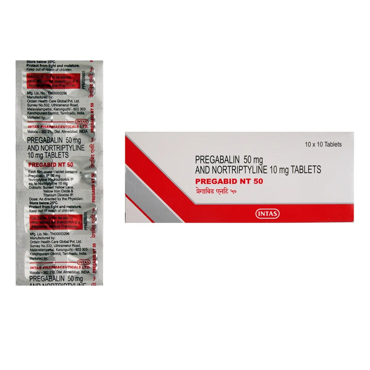 PREGABID NT 50