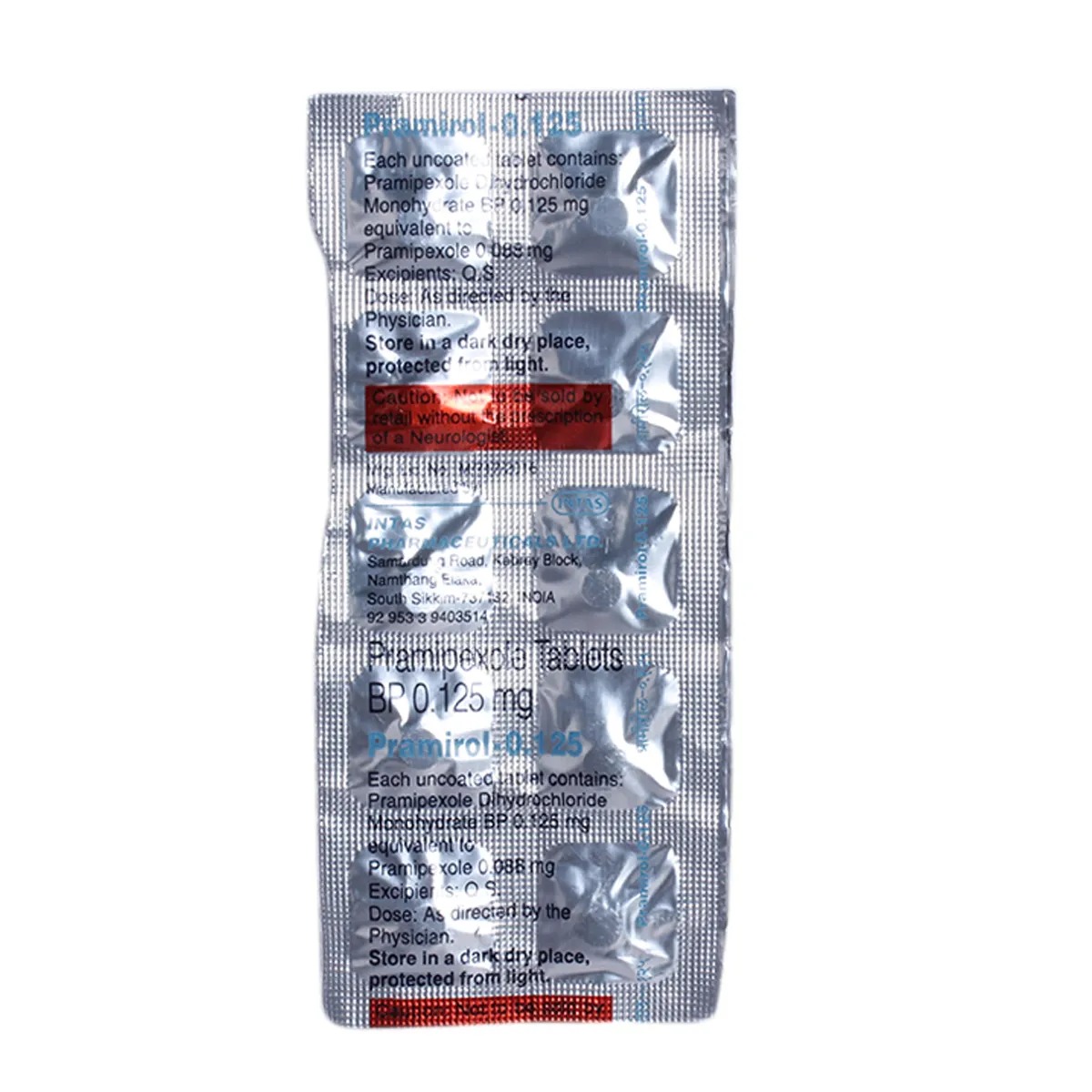 PRAMIROL 0.125MG