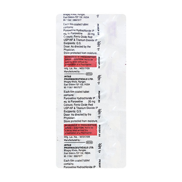 PEXEP 20MG TABLET