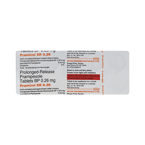 PRAMIROL SR 0.26