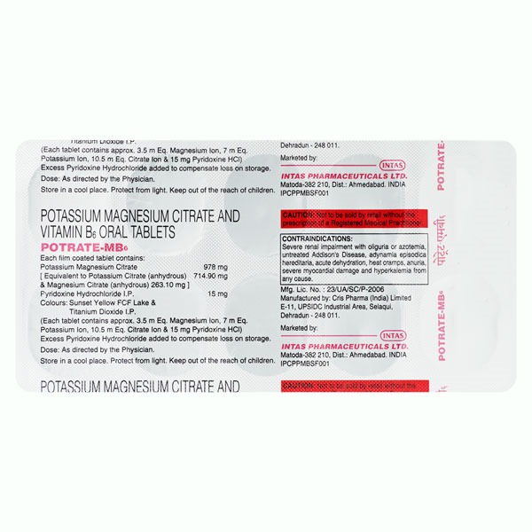 POTRATE MB6 TABLET